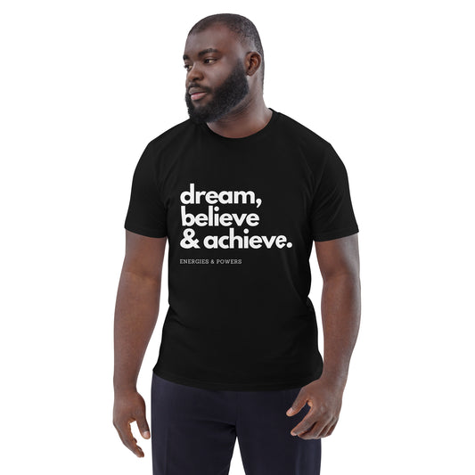 E&P™ "Dream, Believe & Achieve" Men's Organic Cotton T-Shirt