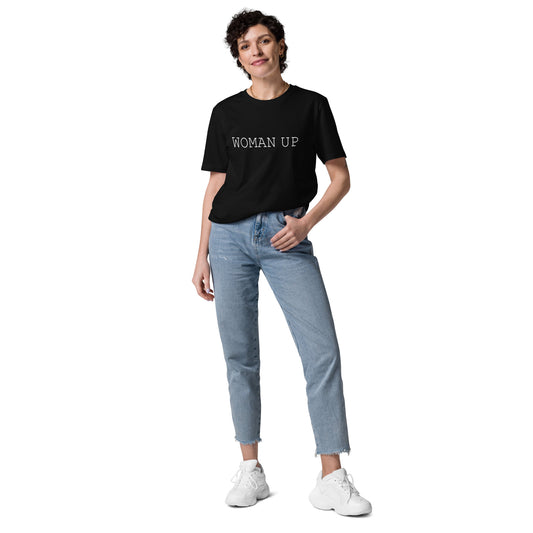 E&P™ "Woman Up" Women's Organic Cotton T-Shirt