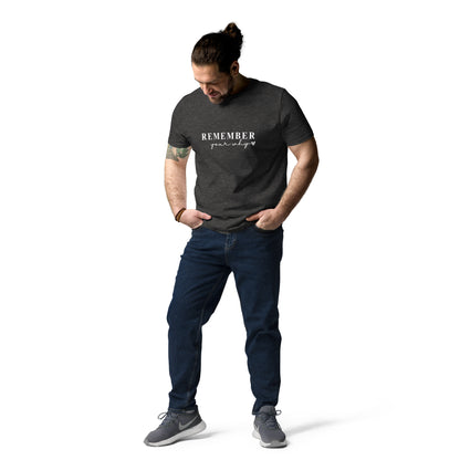 E&P™ "Remember Your Why" Men's Organic Cotton T-Shirt