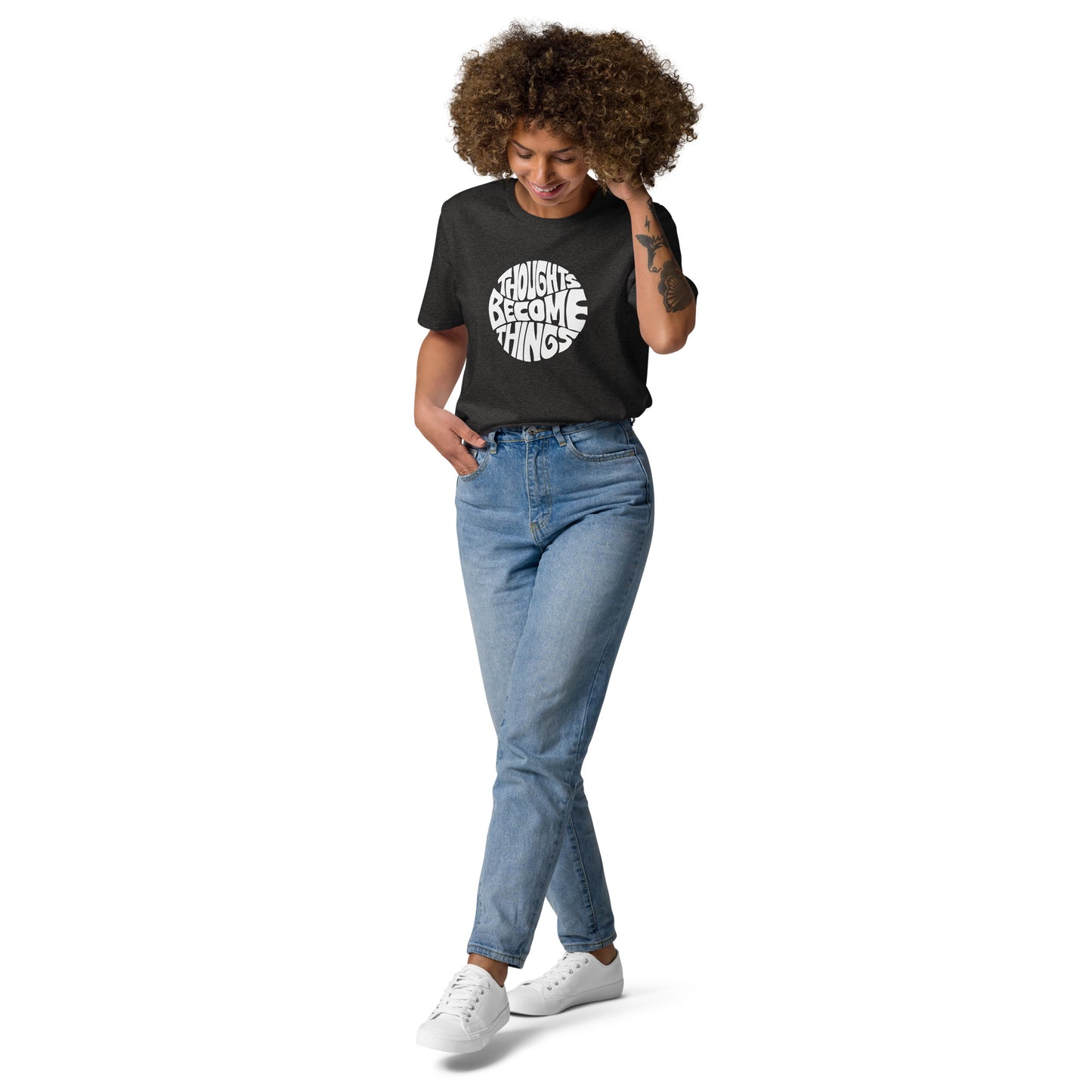 E&P™ "Thoughts Become Things" Women's Organic Cotton T-Shirt