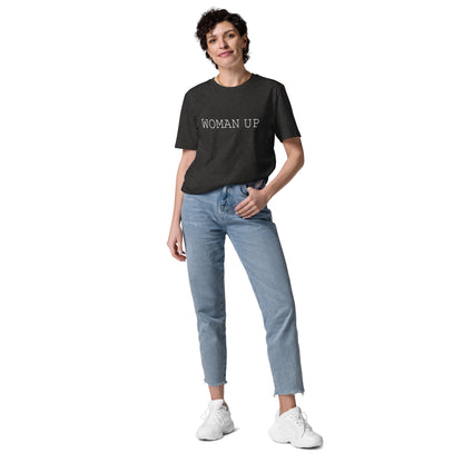 E&P™ "Woman Up" Women's Organic Cotton T-Shirt