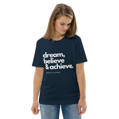 E&P™ "Dream, Believe & Achieve" Women's Organic Cotton T-Shirt