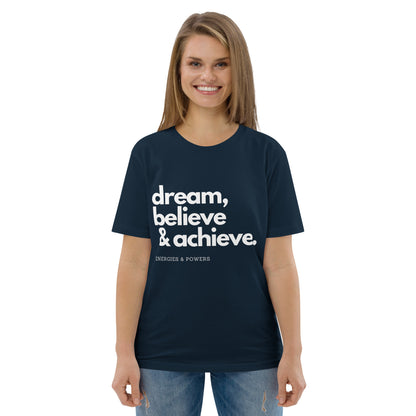 E&P™ "Dream, Believe & Achieve" Women's Organic Cotton T-Shirt