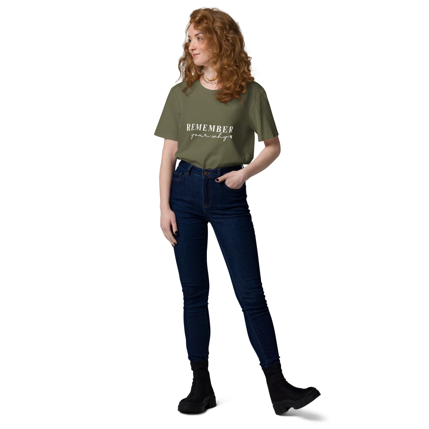 E&P™ "Remember Your Why" Women's Organic Cotton T-Shirt