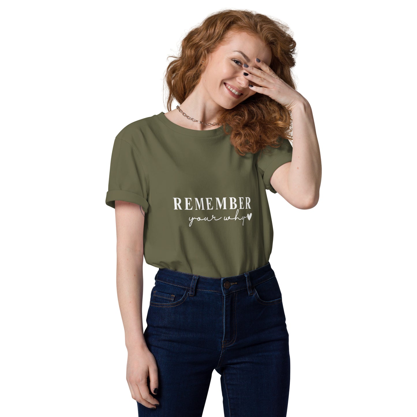 E&P™ "Remember Your Why" Women's Organic Cotton T-Shirt