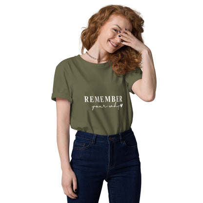 E&P™ "Remember Your Why" Women's Organic Cotton T-Shirt