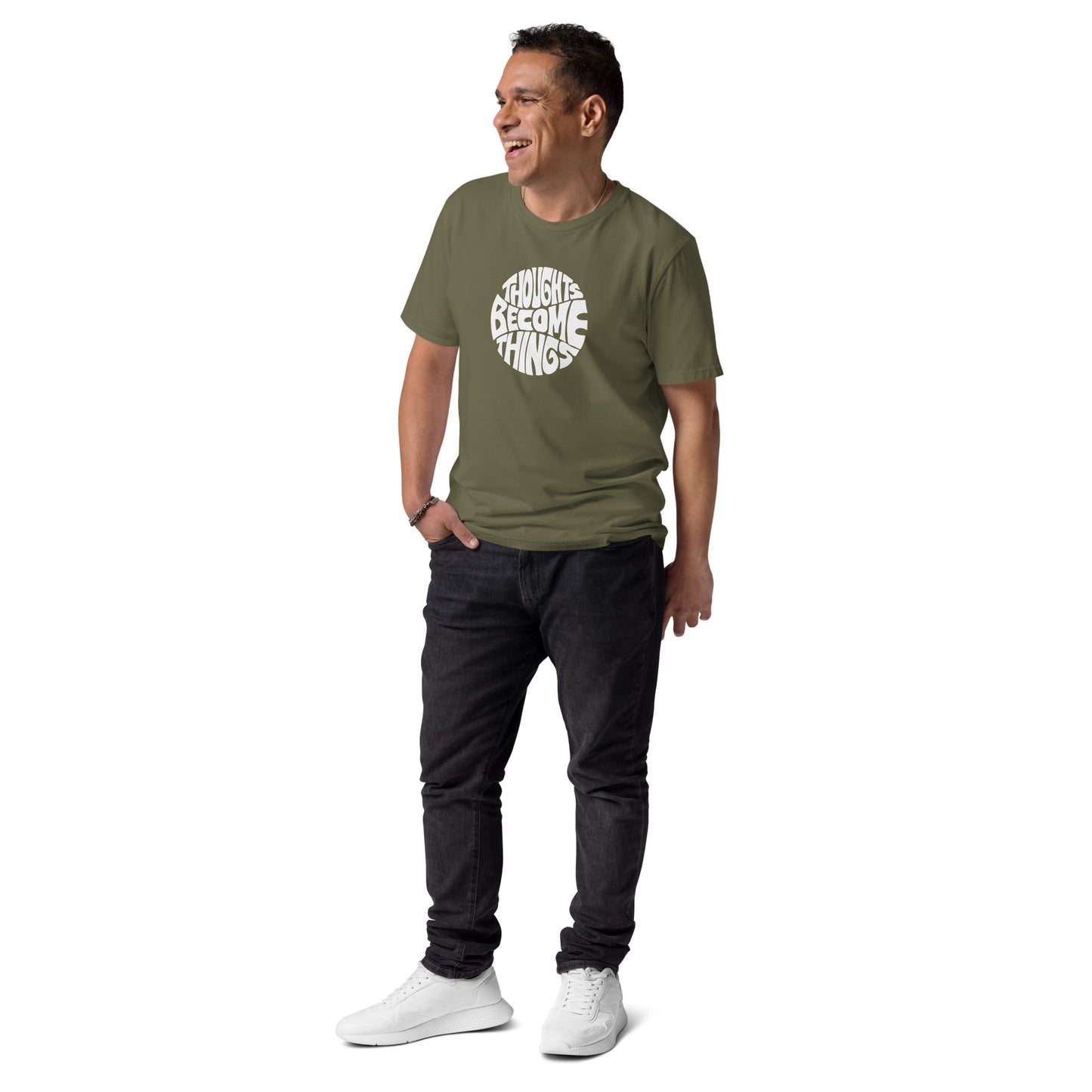 E&P™ "Thoughts Become Things" Mens Organic Cotton T-Shirt