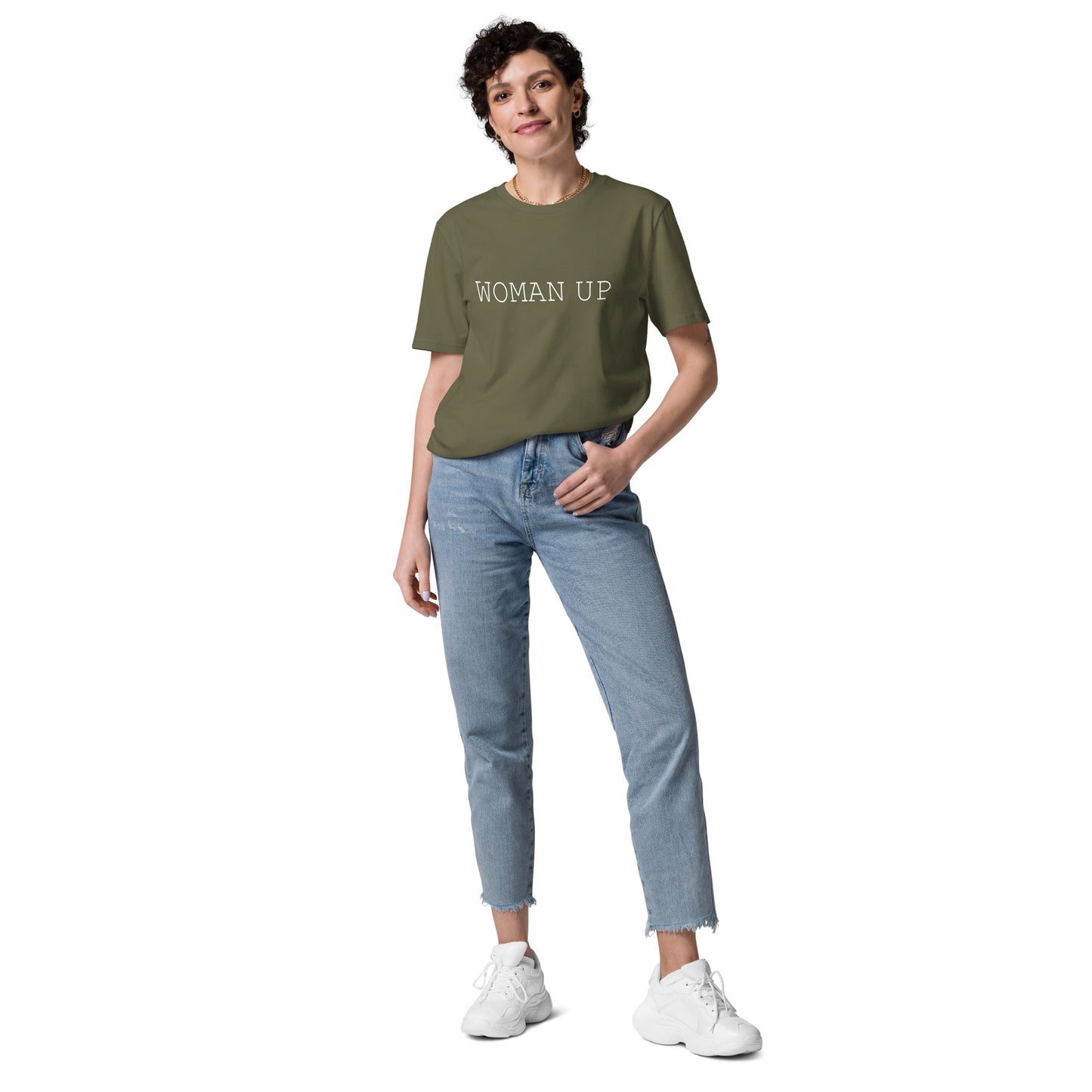 E&P™ "Woman Up" Women's Organic Cotton T-Shirt