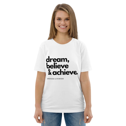 E&P™ "Dream, Believe & Achieve" Women's Organic Cotton T-Shirt