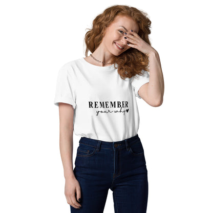 E&P™ "Remember Your Why" Women's Organic Cotton T-Shirt