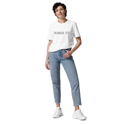 E&P™ "Woman Up" Women's Organic Cotton T-Shirt