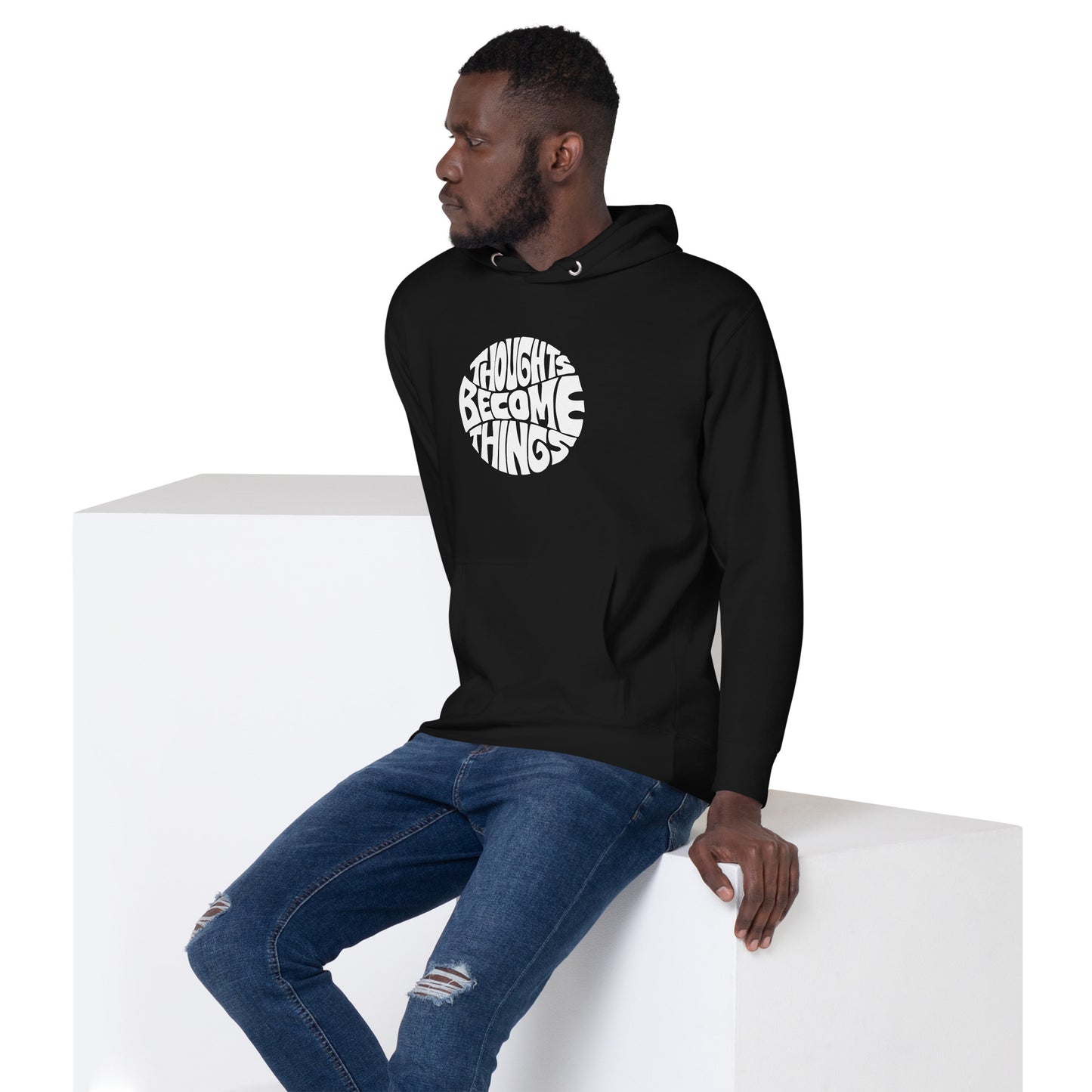 E&P™ "Thoughts Become Things" Men's Premium Hoodie