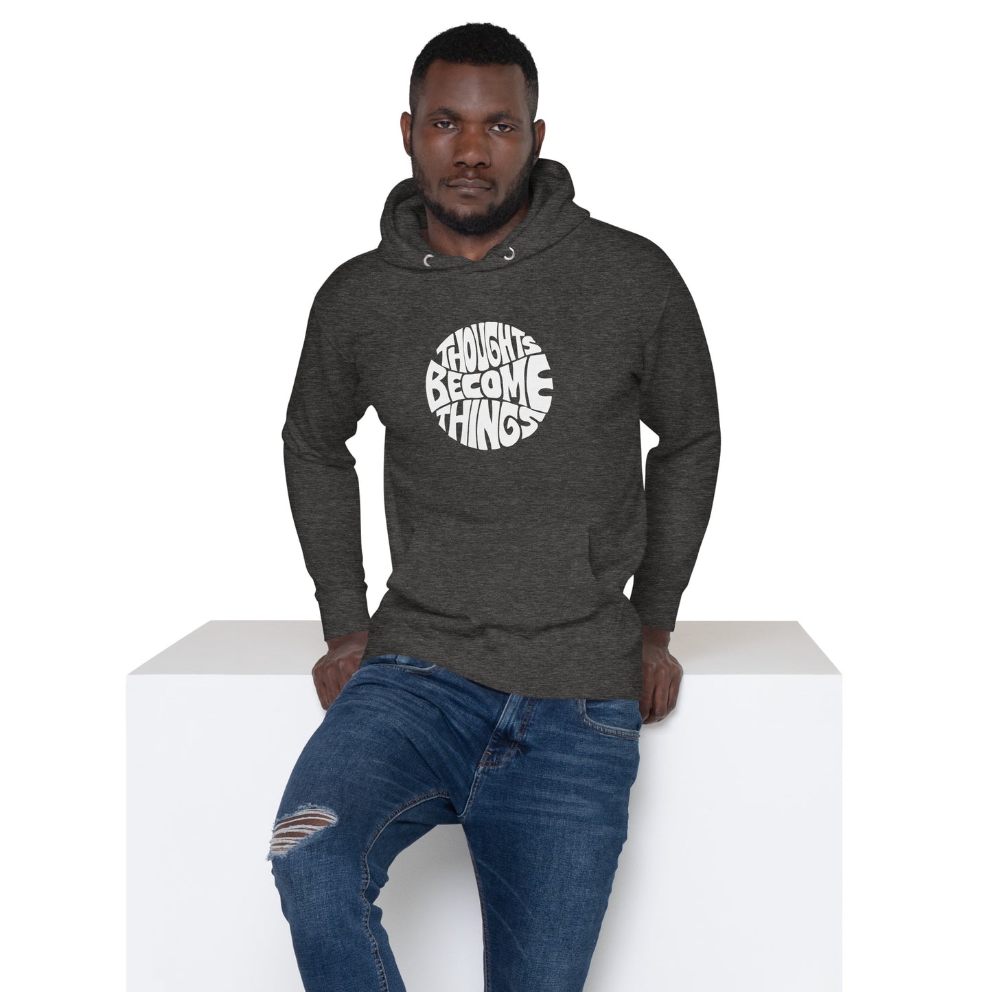 E&P™ "Thoughts Become Things" Men's Premium Hoodie